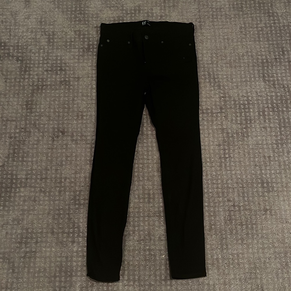 gap black jeans